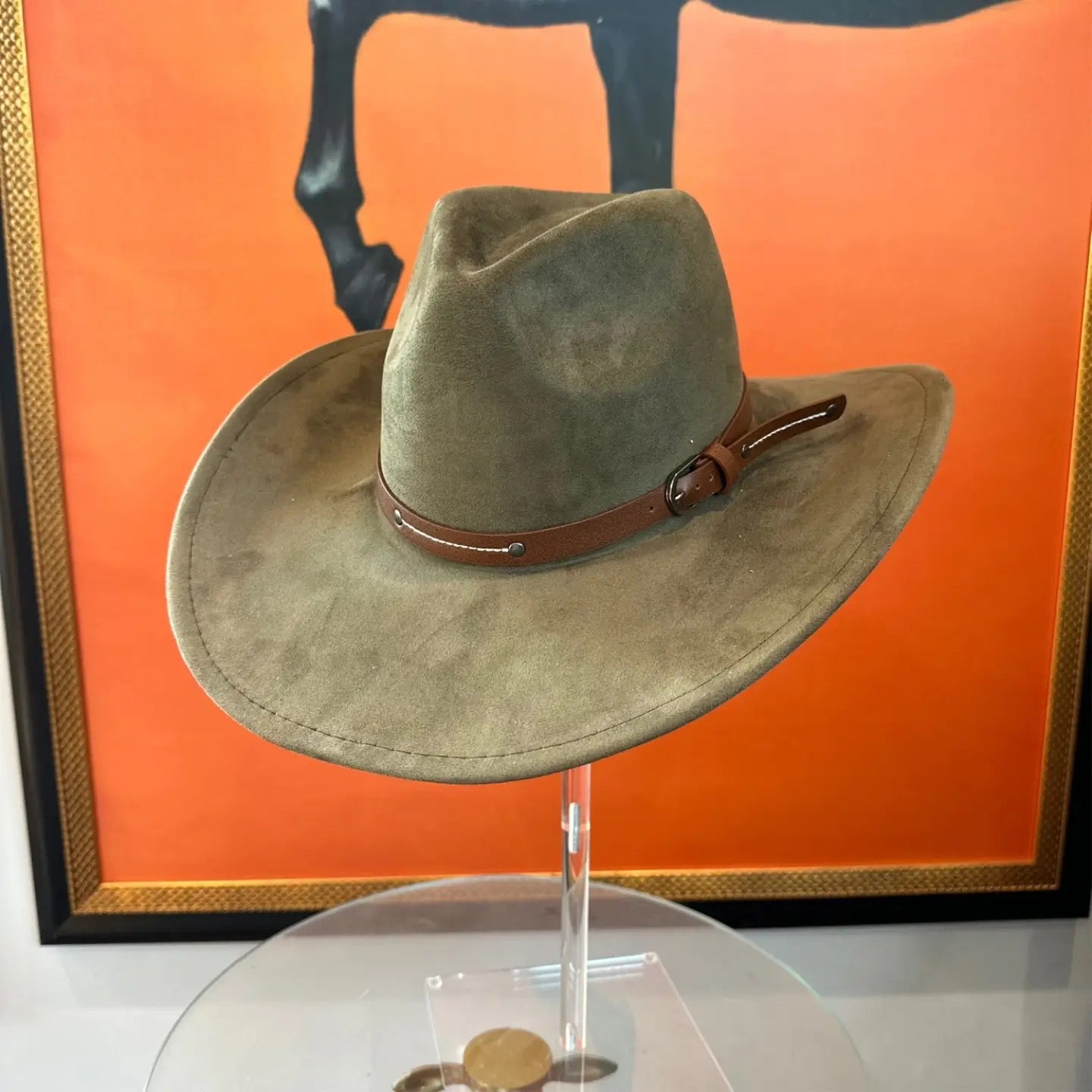 CLASSIC VEGAN SUEDE WESTERN HAT (+colors)