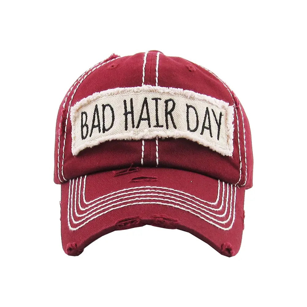 BAD HAIR BASEBALL CAP (assorted)