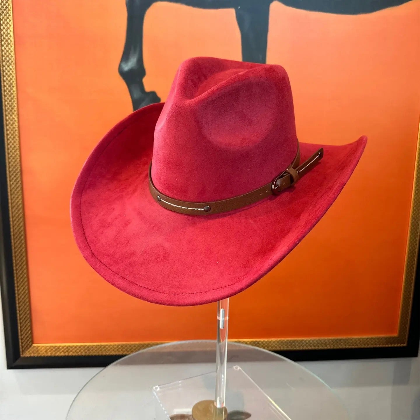 CLASSIC VEGAN SUEDE WESTERN HAT (+colors)