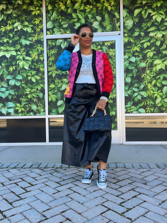 VEGAN LEATHER CULOTTES