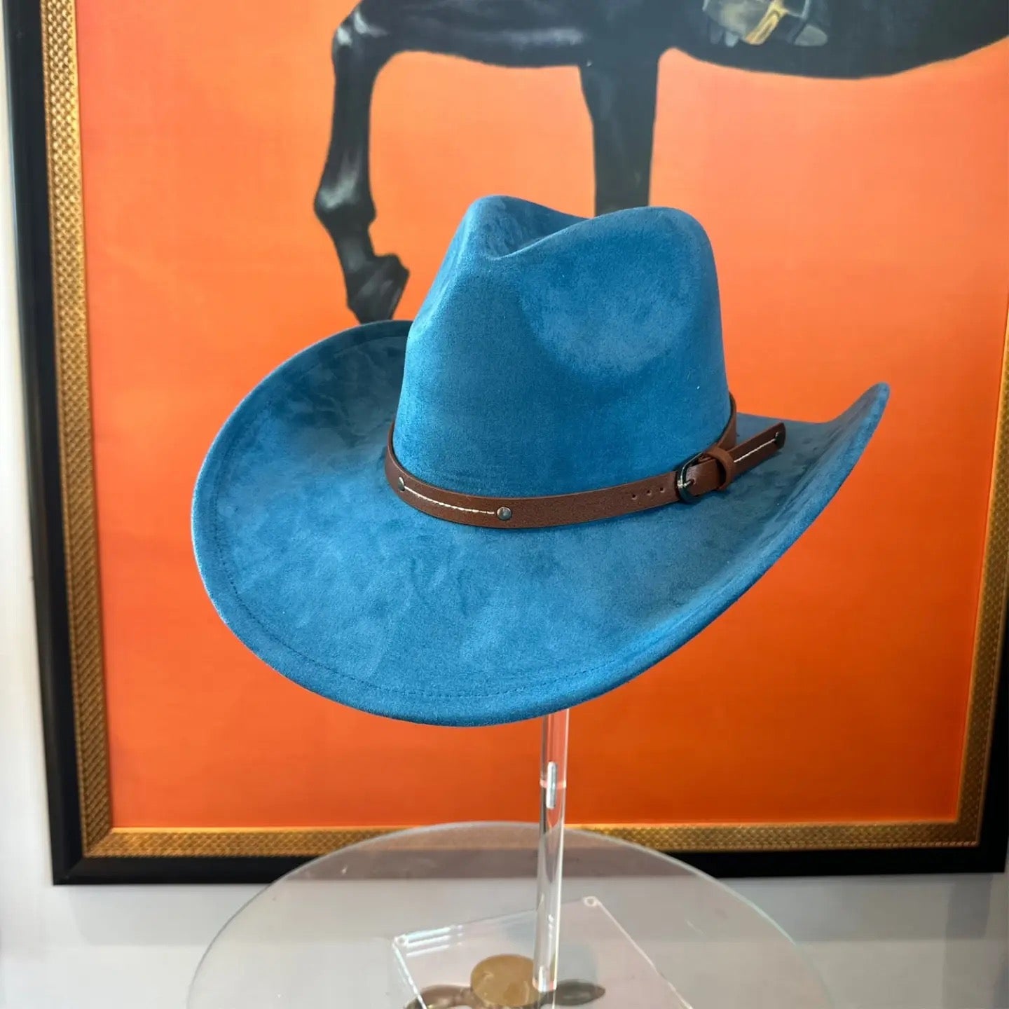 CLASSIC VEGAN SUEDE WESTERN HAT (+colors)