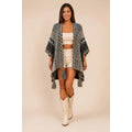 BOHO MULTICOLOR PONCHO CARDIGAN
