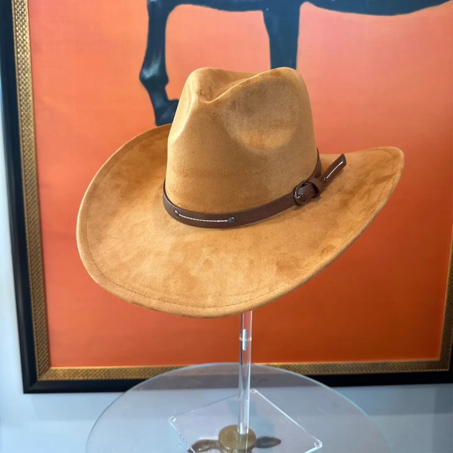 CLASSIC VEGAN SUEDE WESTERN HAT (+colors)
