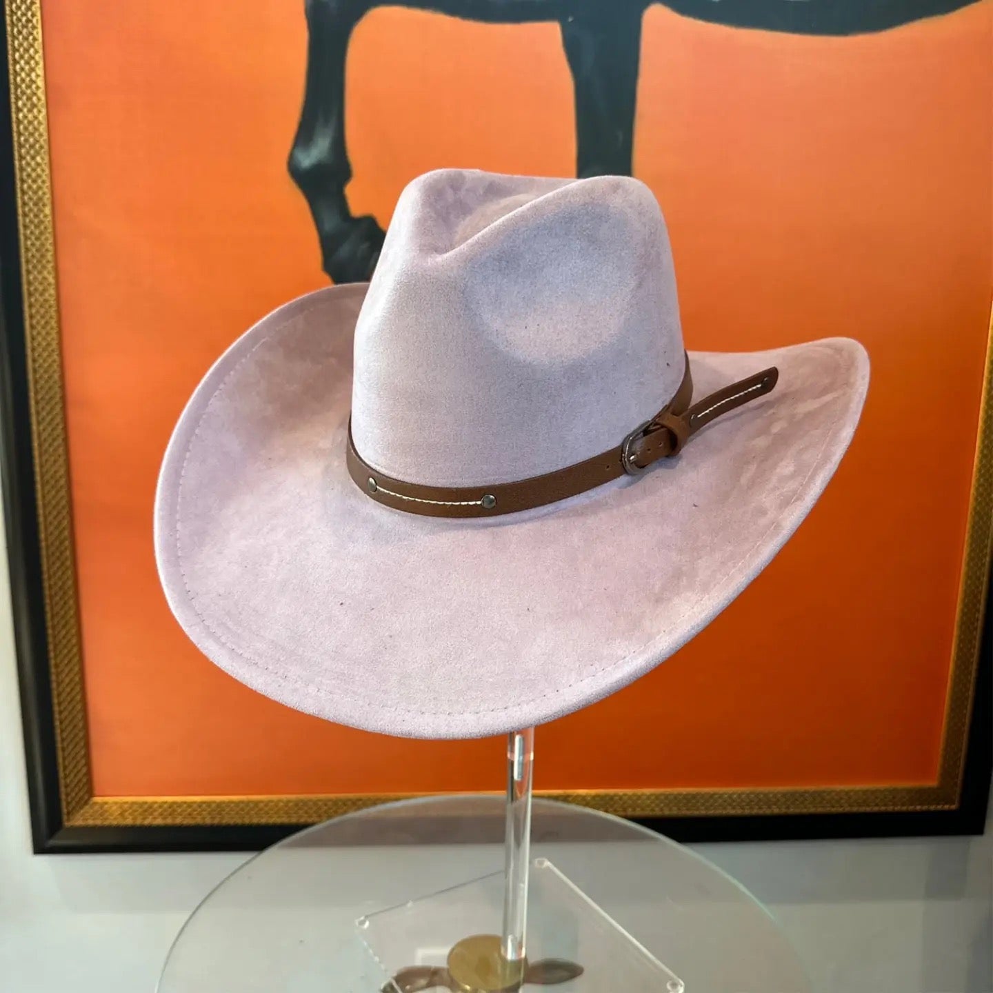 CLASSIC VEGAN SUEDE WESTERN HAT (+colors)
