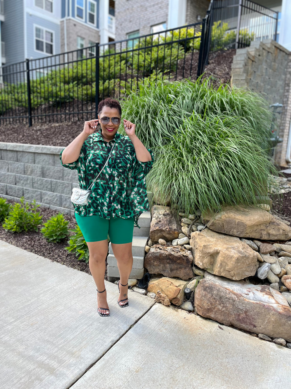 LEOPARD PRINT GATHERED BLOUSE (+colors & oversized)