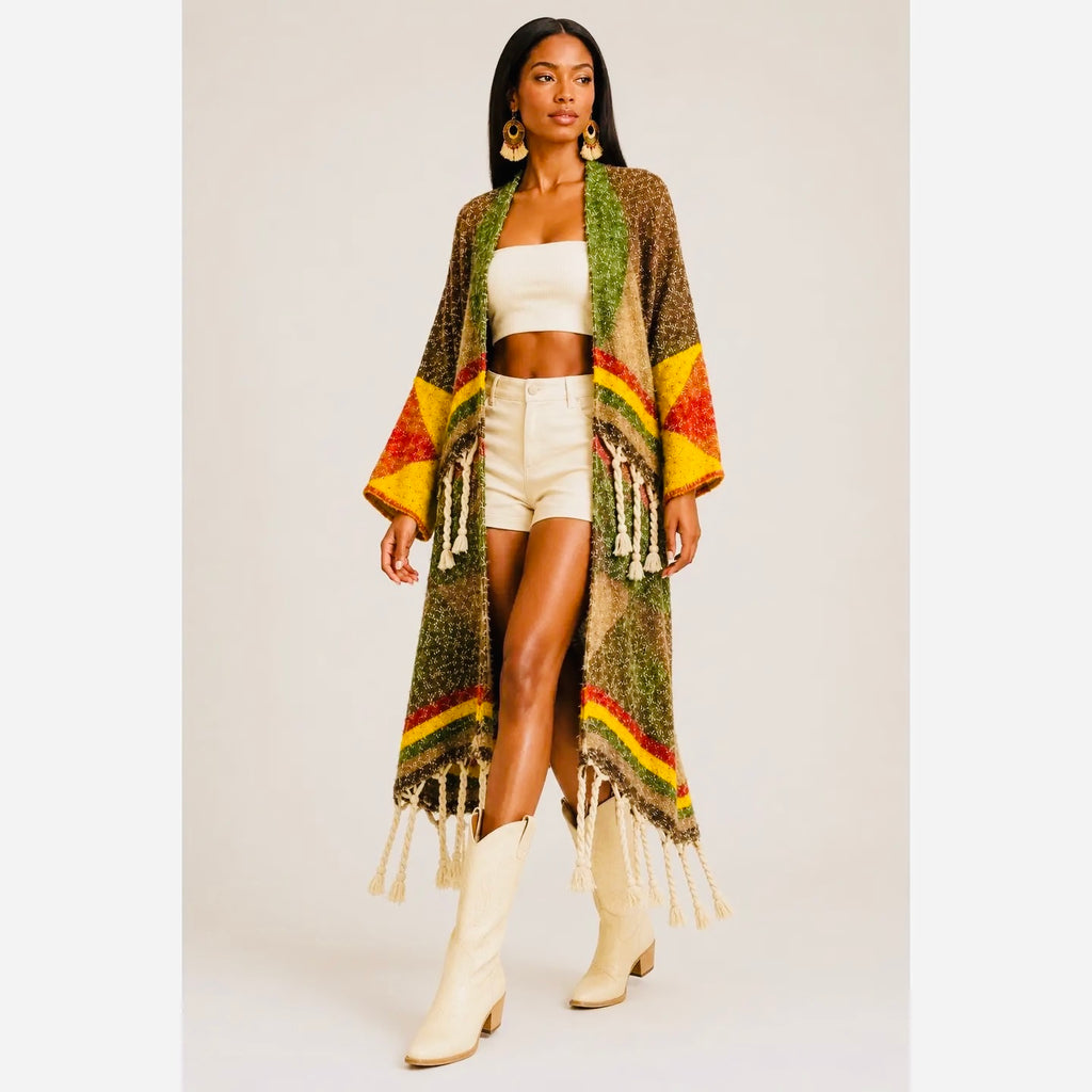 FRINGE LODGE CARDIGAN