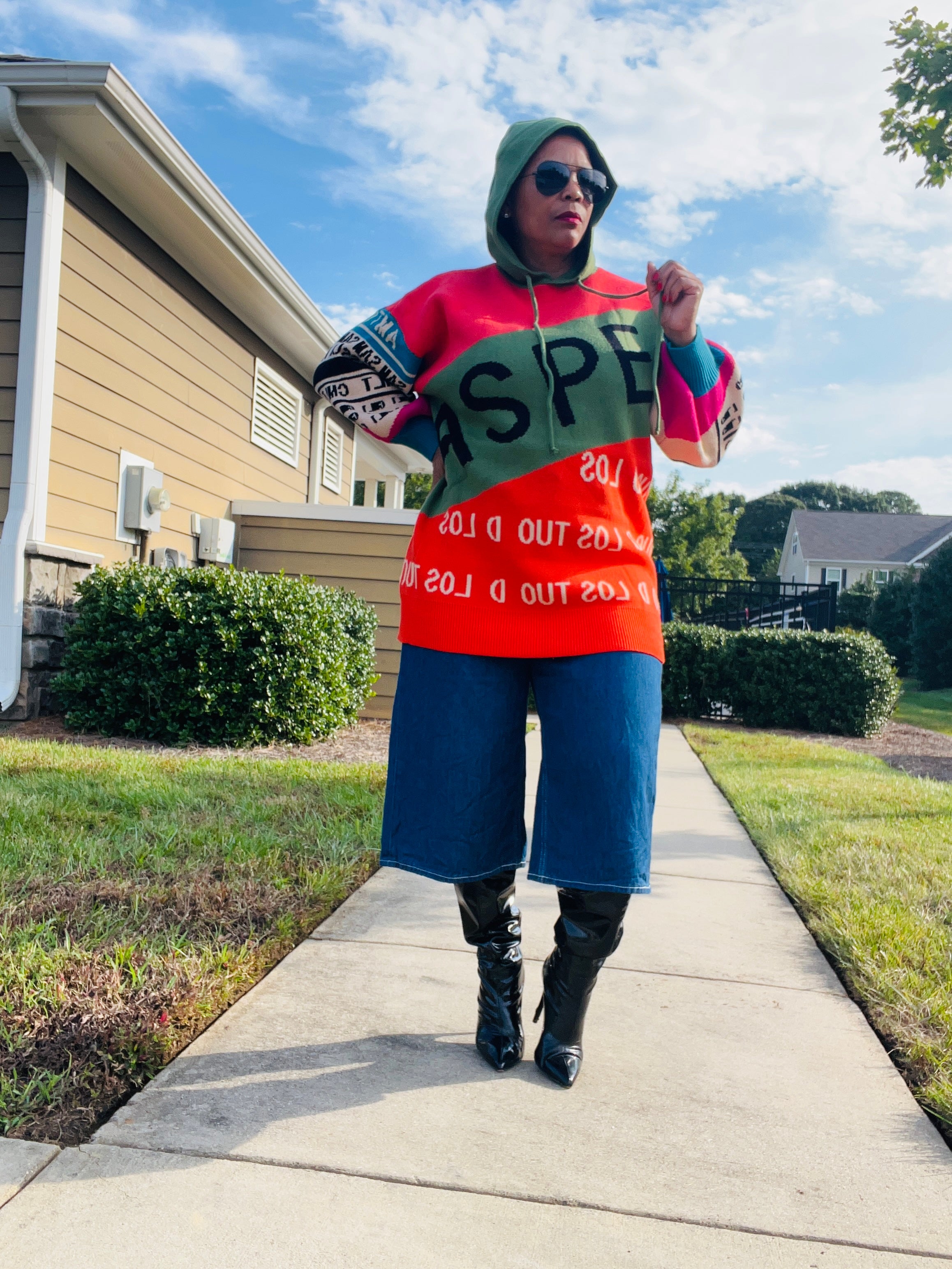 COLORBLOCK CHAOS SWEATER