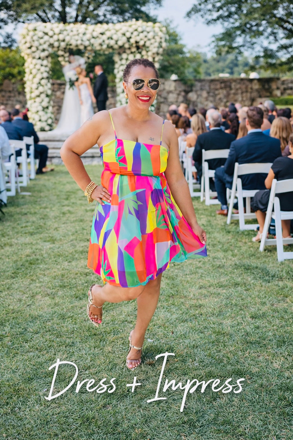 SPAGHETTI STRAP TIE BACK DRESS