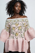 PRINT PLEATED TUNIC