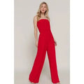 CRINKLE KNIT TUBE JUMPSUIT